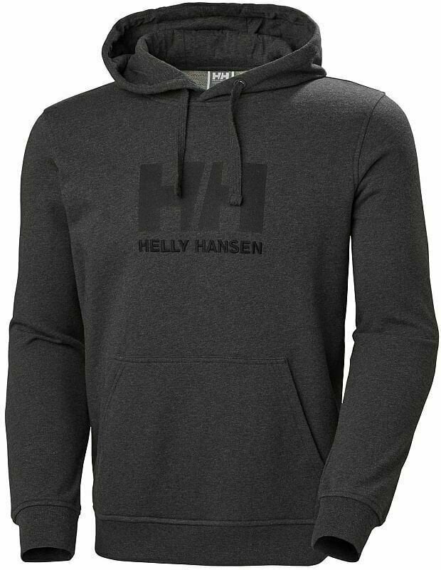 Водни спортове > Яхтинг дрехи Helly Hansen Men’s HH Logo Hoodie Ebony Melange M