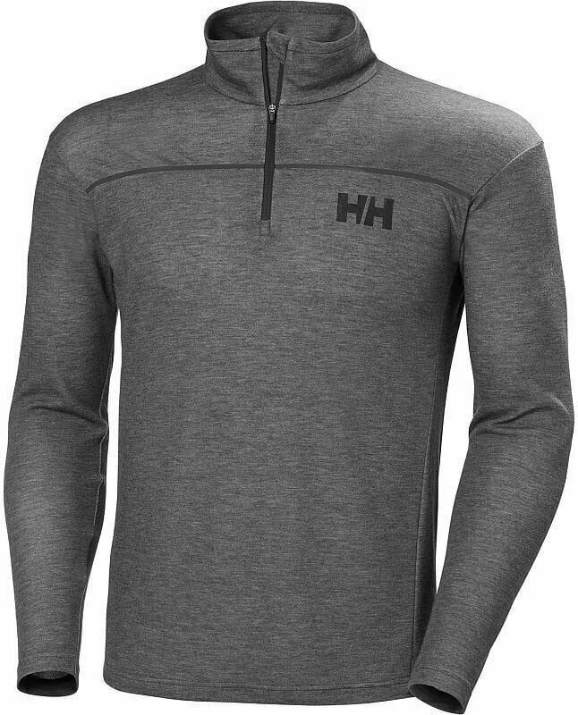 Sweatshirt à capuche Helly Hansen HP 1/2 Zip Sweatshirt à capuche Ebony Melange 2XL