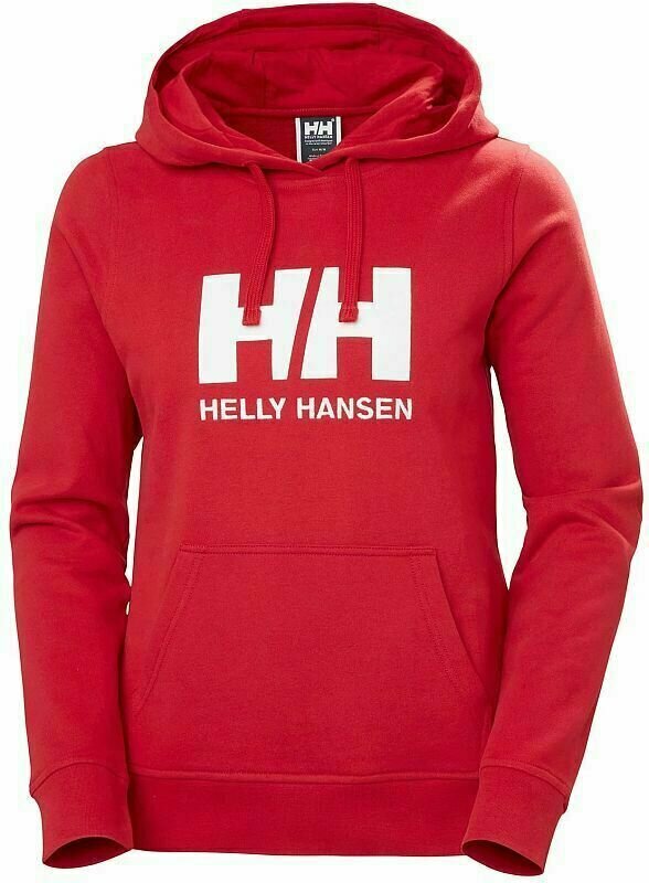 Hoodie Helly Hansen Women's HH Logo Hoodie Red L