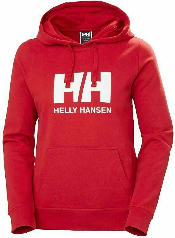 Kapuzenpullover Helly Hansen Women's HH Logo Kapuzenpullover Red S