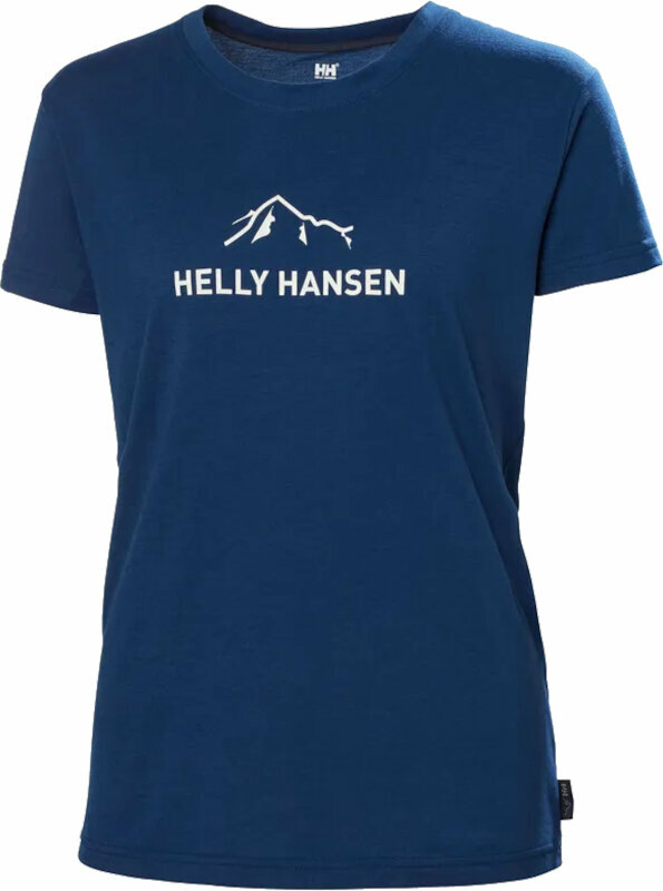 Koszula outdoorowa Helly Hansen W Skog Recycled Graphic T-shirt Ocean XS Koszula outdoorowa
