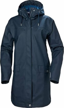 Bunda Helly Hansen Women's Moss Raincoat Bunda Navy XL - 1