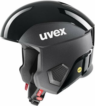 Lyžařská helma UVEX Invictus MIPS Black/Anthracite Mat 55-56 cm Lyžařská helma - 1