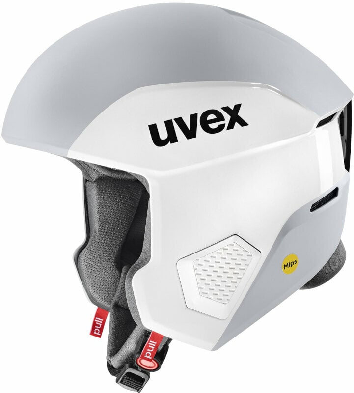 Lyžařská helma UVEX Invictus MIPS White/Rhino Mat 59-60 cm Lyžařská helma