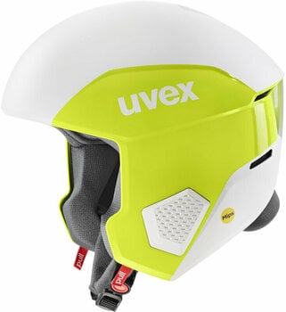 Каска за ски UVEX Invictus MIPS Lime/White Mat 55-56 cm Каска за ски - 1