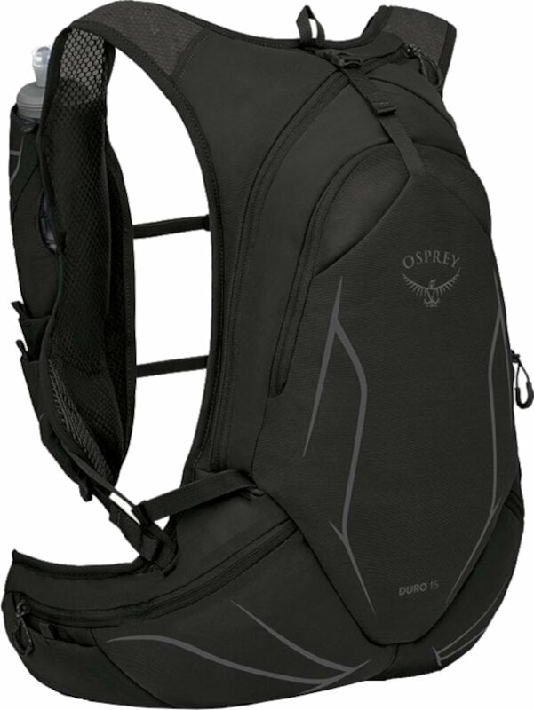 Running backpack Osprey Duro 15 Dark Charcoal Grey S/M Running backpack