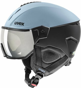 Lyžařská helma UVEX Instinct Visor Glacier/Black Mat 59-61 cm Lyžařská helma - 1