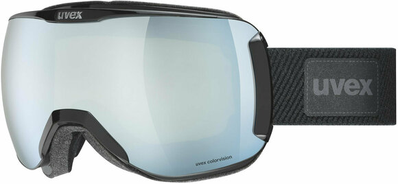 Smučarska očala UVEX Downhill 2100 CV Black/Mirror White/CV Green Smučarska očala - 1