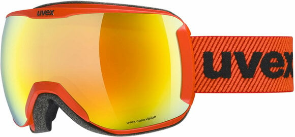 Óculos de esqui UVEX Downhill 2100 CV Fierce Red/Mirror Orange/CV Green Óculos de esqui - 1