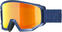 Óculos de esqui UVEX Athletic CV Ski Navy Mat/Mirror Orange/CV Green Óculos de esqui