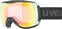 Óculos de esqui UVEX Downhill 2100 V Black Mat/Variomatic Mirror Rainbow Óculos de esqui