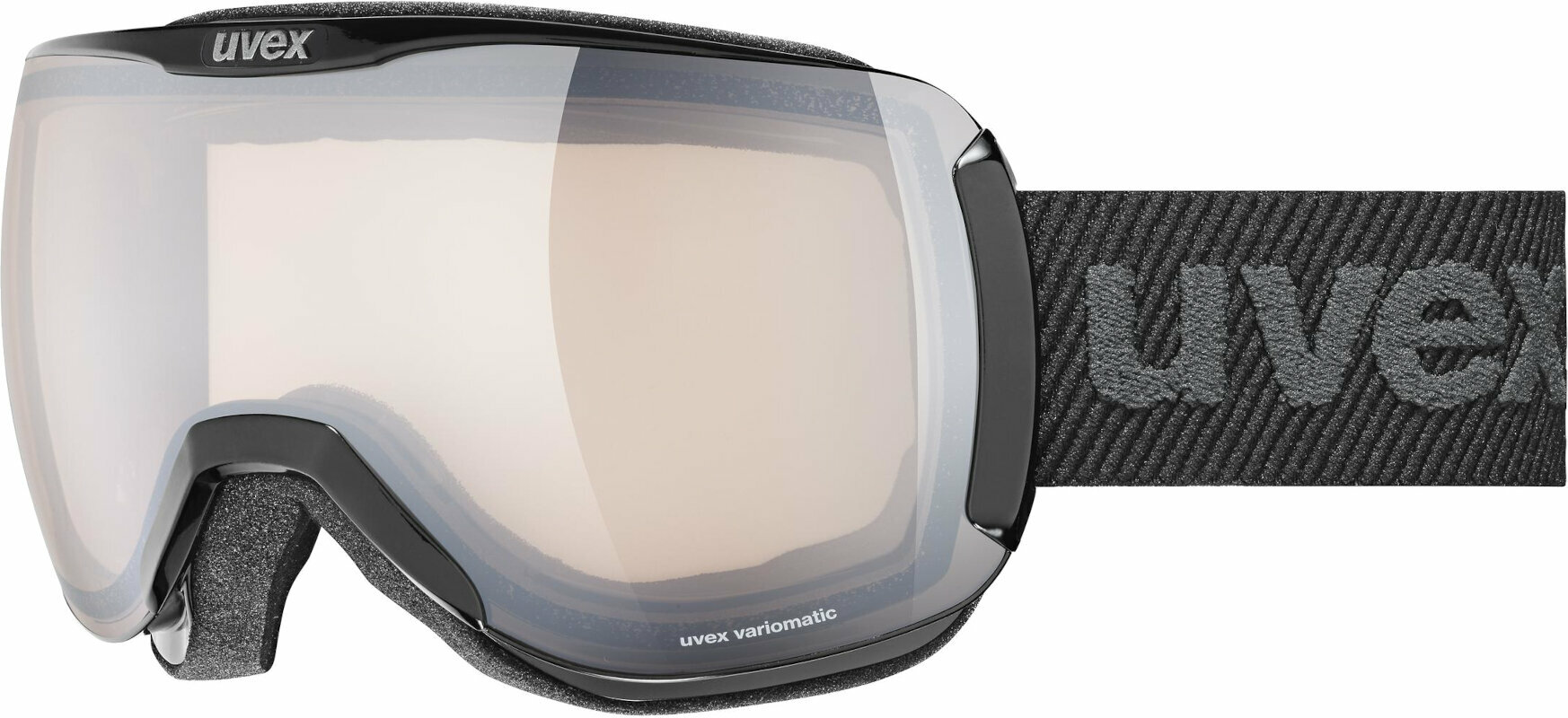 Ski-bril UVEX Downhill 2100 V Black/Variomatic Mirror Silver Ski-bril