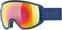 Ski Brillen UVEX Topic FM SPH Navy Mat/Mirror Rainbow Ski Brillen