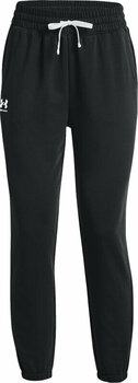 Running trousers/leggings
 Under Armour Women's UA Rival Terry Joggers Black/White M Running trousers/leggings - 1