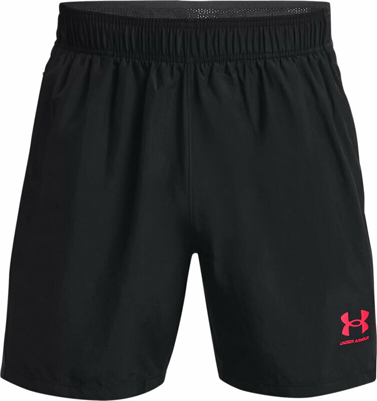 Tekaške kratke hlače Under Armour Men's UA Accelerate Shorts Black/Radio Red S Tekaške kratke hlače