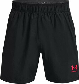 Running shorts Under Armour Men's UA Accelerate Shorts Black/Radio Red S Running shorts - 1
