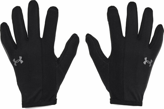 Löparhandskar Under Armour Men's UA Storm Run Liner Gloves Black/Black Reflective M Löparhandskar - 1