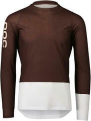 Cycling jersey POC MTB Pure LS Jersey Axinite Brown/Hydrogen White L
