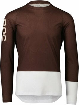 Cyklo-Dres POC MTB Pure LS Jersey Dres Axinite Brown/Hydrogen White M - 1