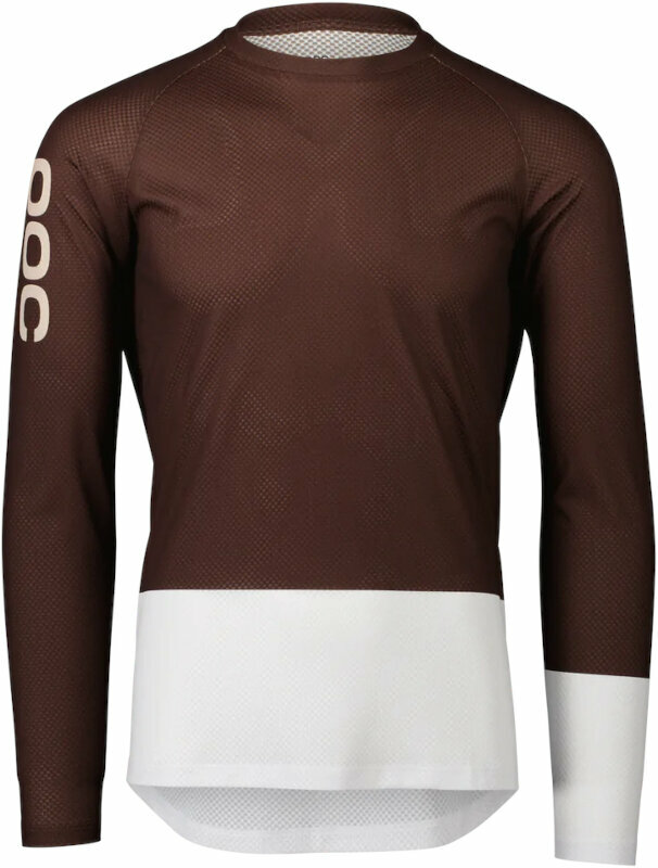 Cyklo-Dres POC MTB Pure LS Jersey Axinite Brown/Hydrogen White S