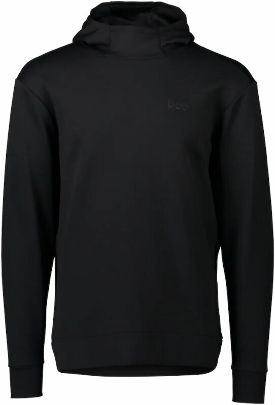 Kolesarski dres, majica POC Poise Hoodie Jopa s kapuco Uranium Black 2XL