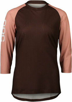 Jersey/T-Shirt POC MTB Pure 3/4 Women's Jersey Axinite Brown/Rock Salt M - 1