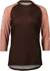 Cykeltrøje POC MTB Pure 3/4 Women's Axinite Brown/Rock Salt