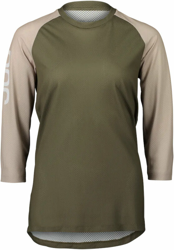 Облекло POC MTB Pure 3/4 Women’s Jersey Epidote Green/Light Sandstone Beige L