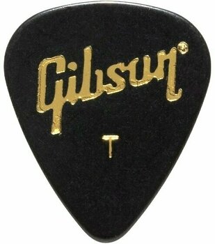 Kostka, piorko Gibson Standard Pick Black Thin Kostka, piorko - 1