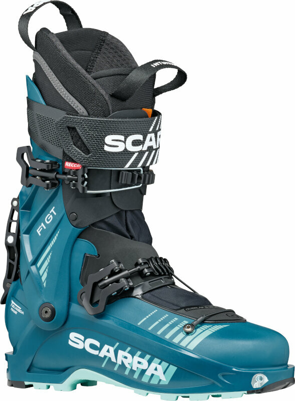 Cipele za turno skijanje Scarpa F1 GT Womens 90 Petrol/Aqua 24,0