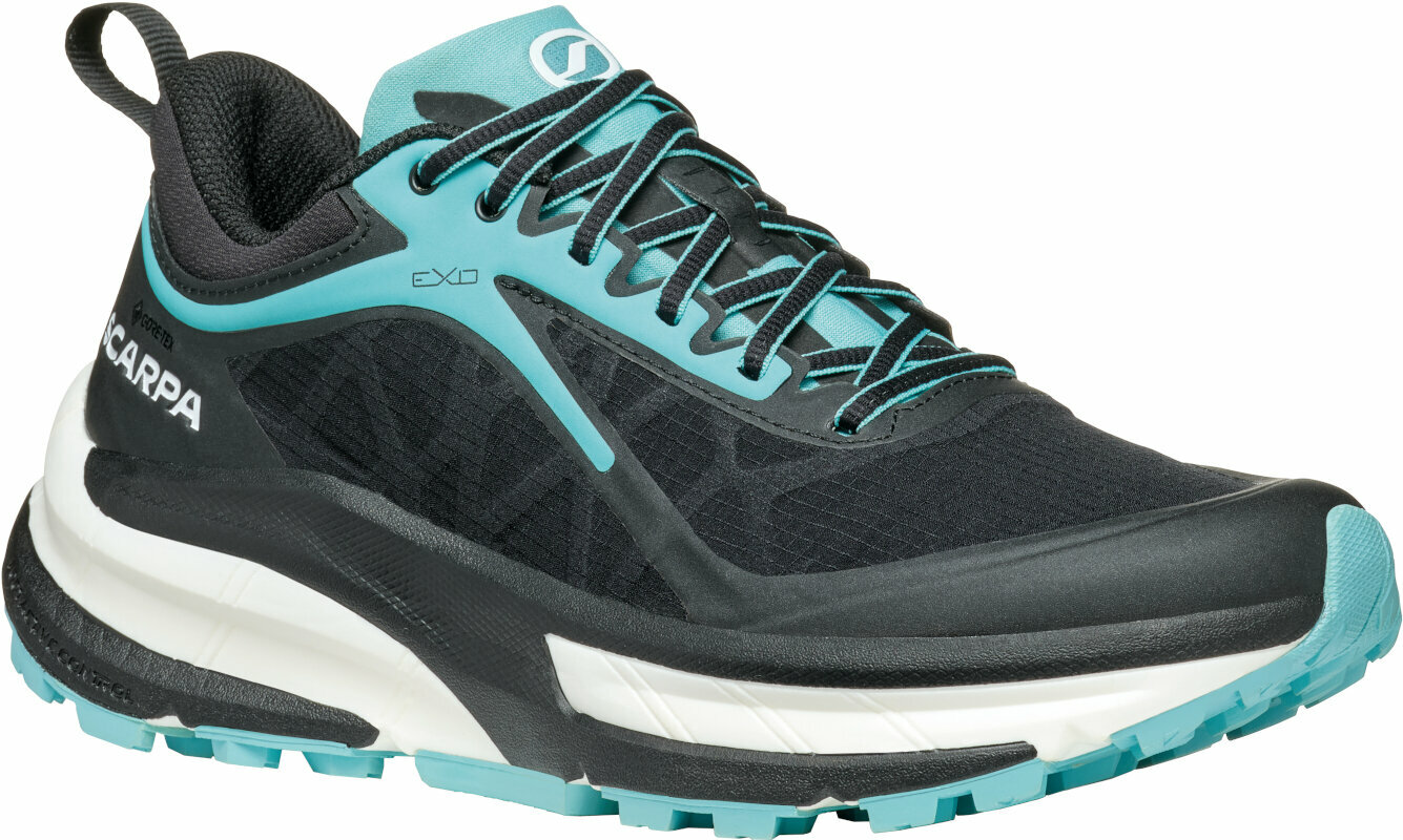 Trail hardloopschoenen Scarpa Golden Gate ATR GTX Womens Black/Aruba Blue 39 Trail hardloopschoenen