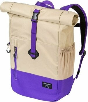 Lifestyle Backpack / Bag Meatfly Holler Backpack Cream/Violet 28 L Backpack - 1