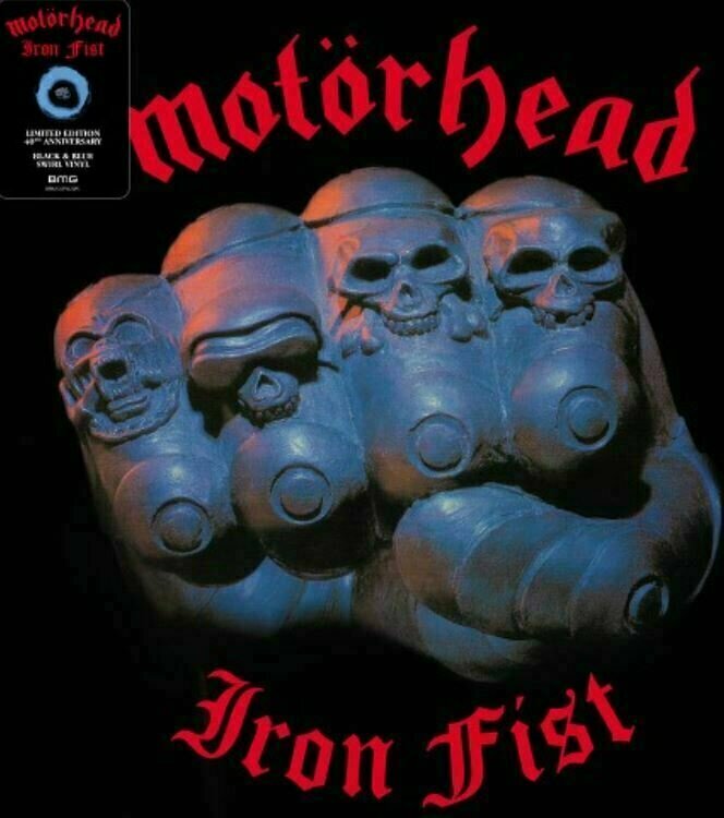 Vinyl Record Motörhead - Iron Fist (Black & Blue Swirl Vinyl) (LP)