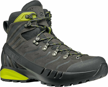 Mens Outdoor Shoes Scarpa Cyclone S GTX Shark/Lime 41,5 Mens Outdoor Shoes - 1
