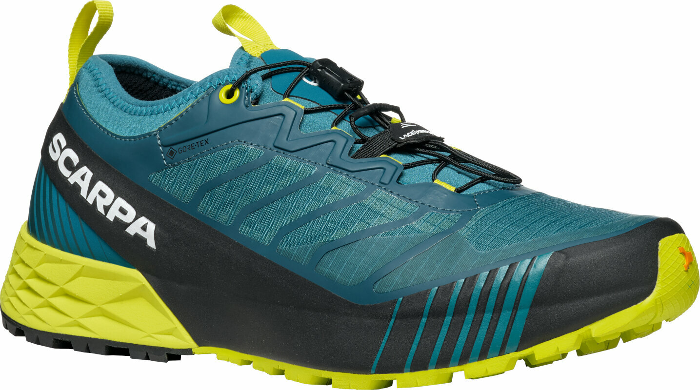 Trail tekaška obutev Scarpa Ribelle Run GTX Lake/Lime 42,5 Trail tekaška obutev