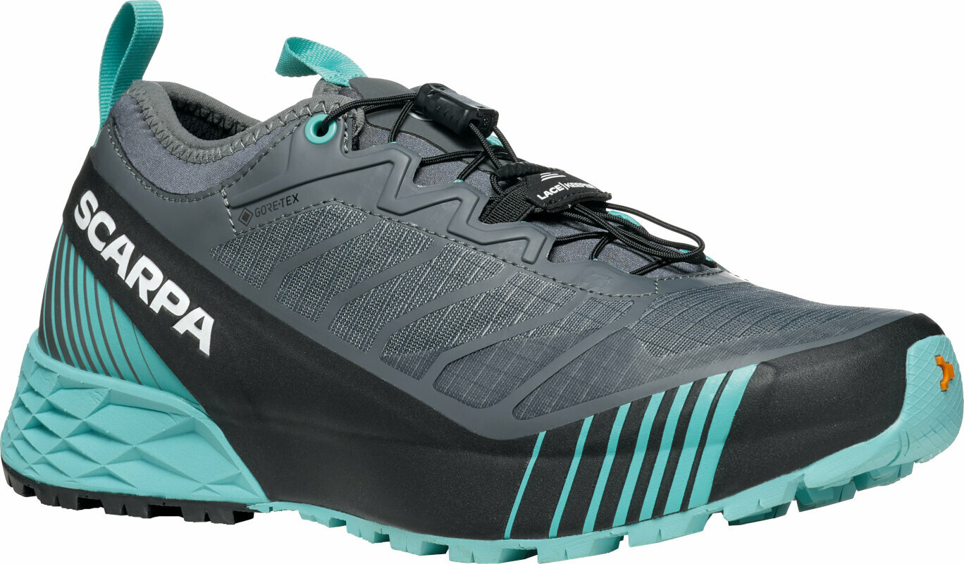 Trail running shoes
 Scarpa Ribelle Run GTX Womens Anthracite/Blue Turquoise 37 Trail running shoes
