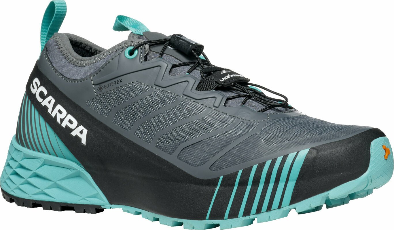 Chaussures de trail running
 Scarpa Ribelle Run GTX Womens Anthracite/Blue Turquoise 38,5 Chaussures de trail running