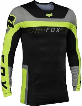 Fietsshirt FOX Flexair Efekt Jersey Jersey Fluo Yellow M - 1