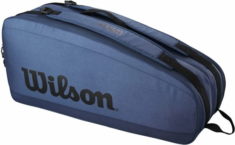 Teniška torba Wilson Ultra V4 Tour 6 Pack 6 Blue Ultra Teniška torba
