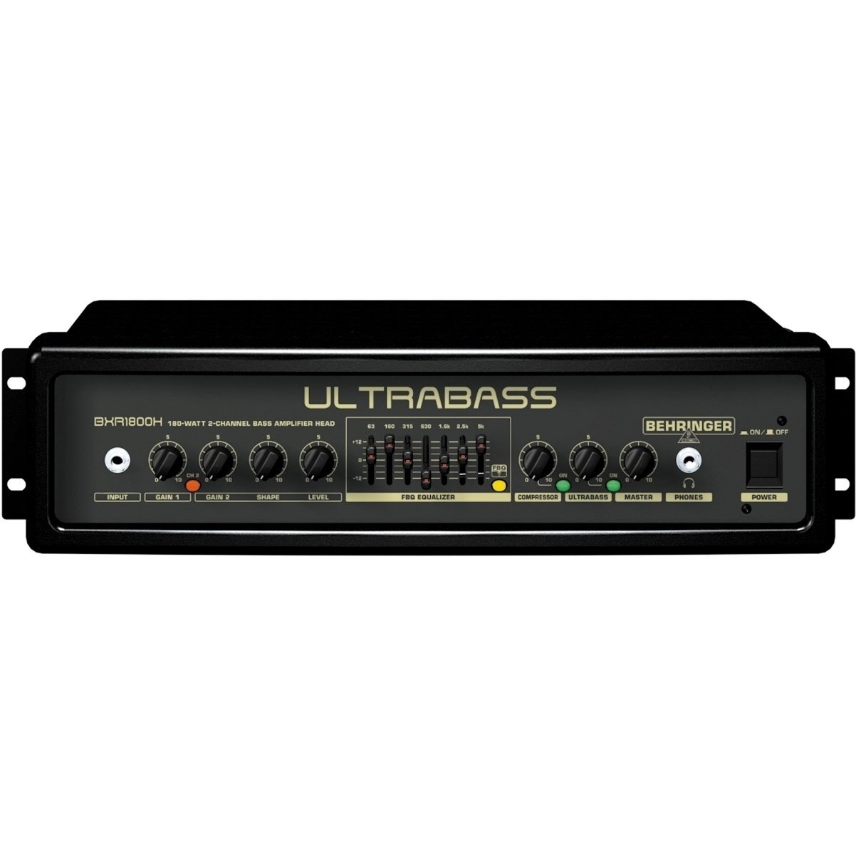 Solid-State -bassovahvistin Behringer BXR 1800 H ULTRABASS