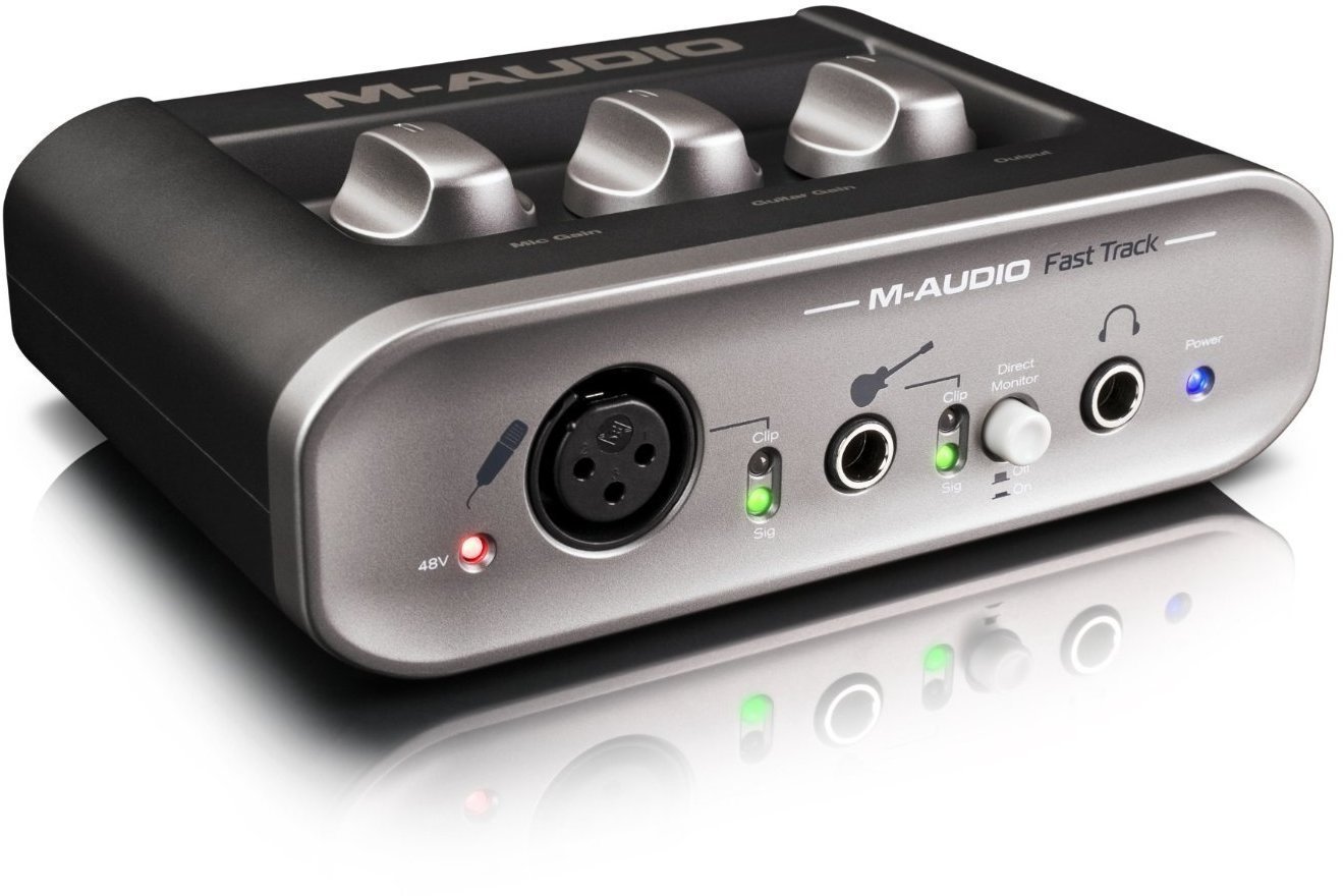 Interface audio USB M-Audio Fast Track AVID Recording