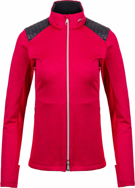 Ski T-shirt / Hoodie Kjus Womens Radun Midlayer Jacket Cranberry 36 Jacket