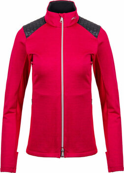 T-shirt de ski / Capuche Kjus Womens Radun Midlayer Jacket Cranberry 36 Veste - 1