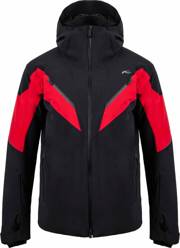 Skijaška jakna Kjus Mens Force Jacket Black/Carmine 50
