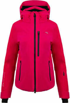 Ski Jacket Kjus Womens Evolve Jacket Cranberry 38 - 1
