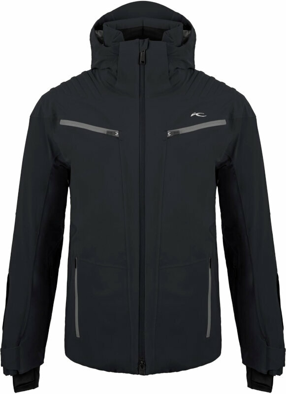 Ski Jacket Kjus Mens Formula Jacket Black/Iron 54 Ski Jacket