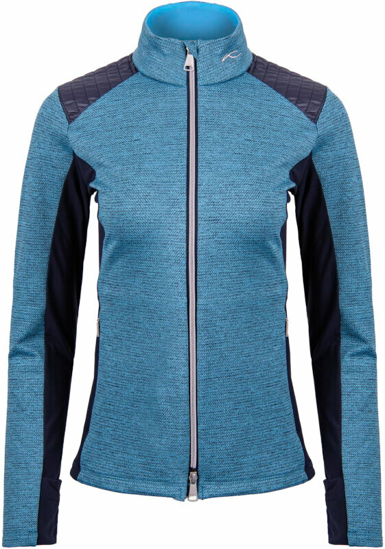 Ski T-shirt /hættetrøje Kjus Womens Radun Midlayer Jacket Deep Space 40 Jakke