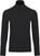 Bluzy i koszulki Kjus Mens Trace Midlayer Half Zip Black 50 Sweter