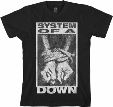 T-Shirt System of a Down T-Shirt Ensnared Unisex Black M - 1