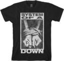System of a Down Ensnared Black L Skjorte